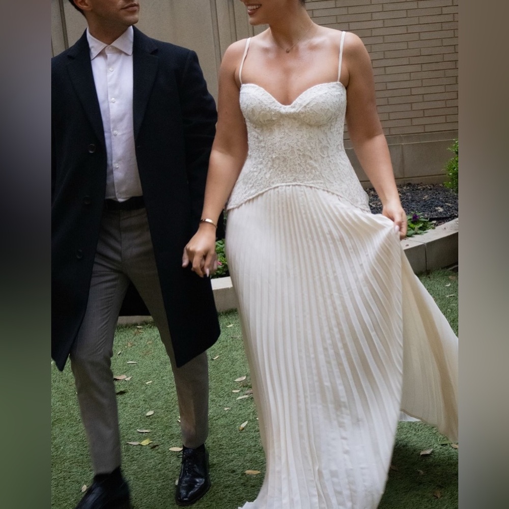 Fashion Nova Women's Cream Maxi Dress
